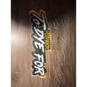 Pulp Riot Sticker To Dye For Graphic Salon Decor Hair Care Decal Edgy Style